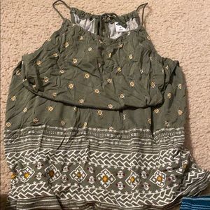 Olive Green Tank Top